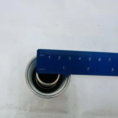Hydraulic Hose Fitting, Steel or Brass, JIC/NPT/BSP, 1/4"–1", Crimp or Reusable - Thumbnail 3