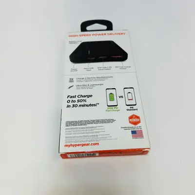 HyperGear 10000mAh Power Bank 20W USB-C PD Fast Charge - Thumbnail 3