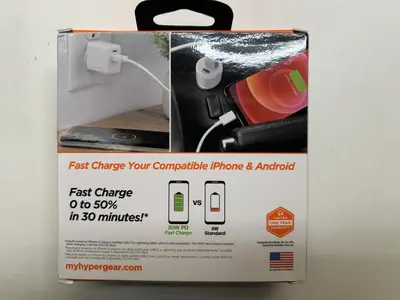 HyperGear Charge Indoors & On the Road 20W USB-C PD 4X Faster - Thumbnail 2