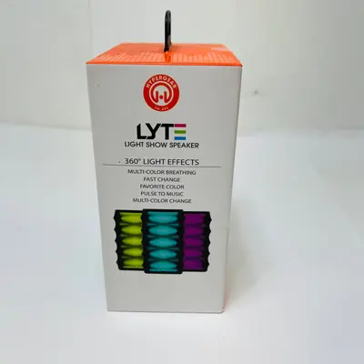HyperGear LYTE Wireless Bluetooth Light Show Speaker 360 LED 3.5mm Aux Audio - Thumbnail 2