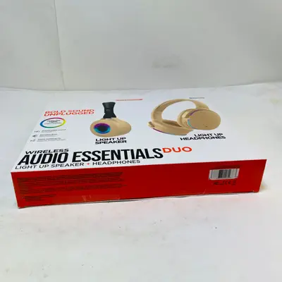 HyperGear Wireless Audio Essentials Duo Light Up Bluetooth Speaker Headphones - Thumbnail 3