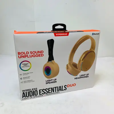 HyperGear Wireless Audio Essentials Duo Light Up Bluetooth Speaker Headphones - Thumbnail 5