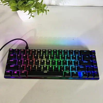 HyperX Alloy Origins 65 Mechanical Gaming Keyboard, RGB, Aqua Tactile Switches - Thumbnail 2