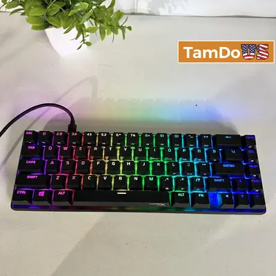 HyperX Alloy Origins 65 Mechanical Gaming Keyboard, RGB, Aqua Tactile Switches - New Open Box - Real photo at TamDo.us