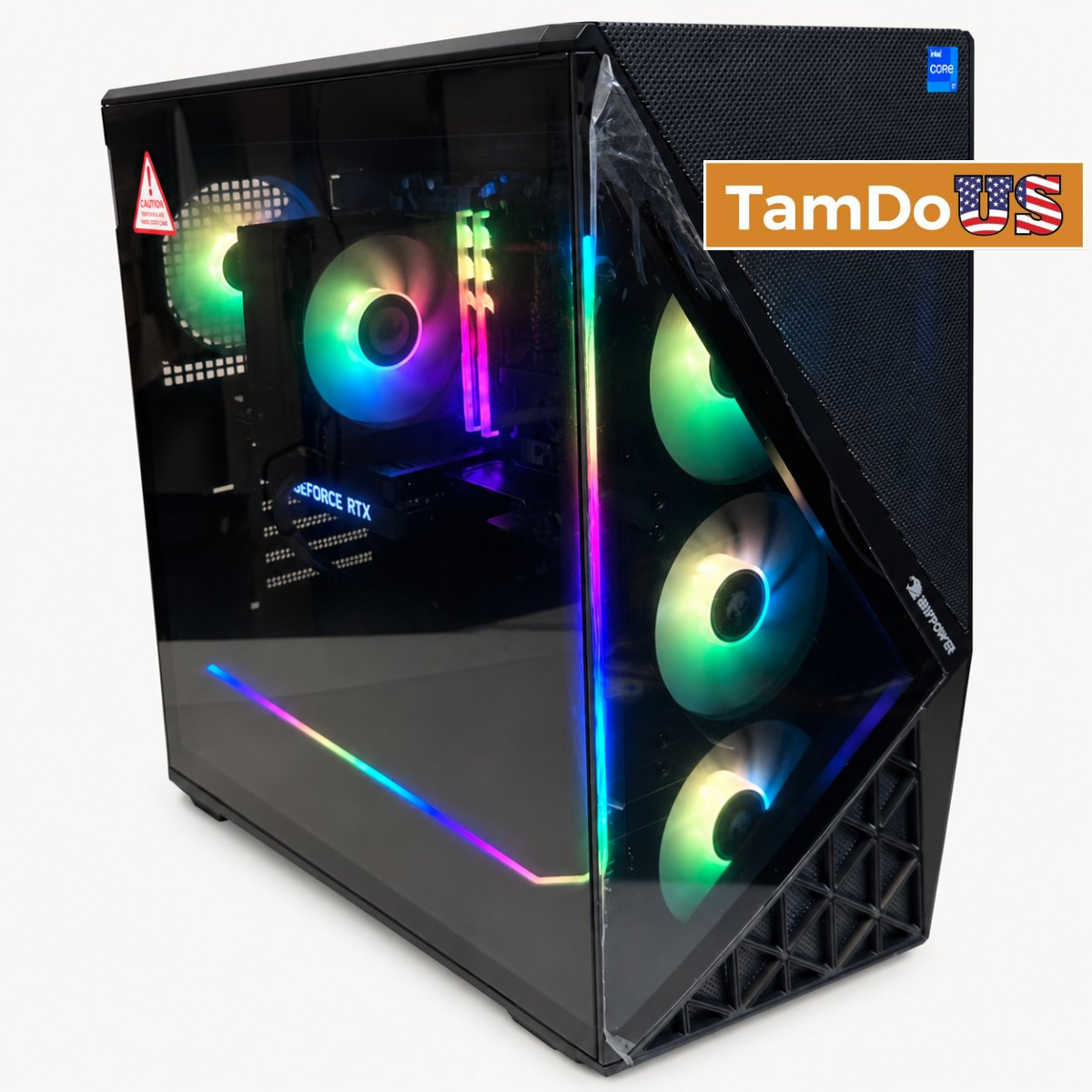 iBUYPOWER Gaming Desktop PC, i7-14700F, 32GB DDR5, 1TB SSD, RTX 4060 Ti 8GB - Photo 1 - Real photo at TamDo.us