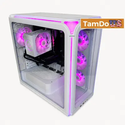 iBUYPOWER Gaming Desktop, Ryzen 7 8700F, 16GB DDR5, 1TB SSD, RTX 5060 8GB - Good - Real photo at TamDo.us