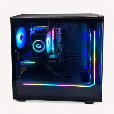 iBUYPOWER Gaming Desktop, Ultra 5 225F, 16GB DDR5, 1TB SSD, Intel Arc B570 10GB - Thumbnail 2