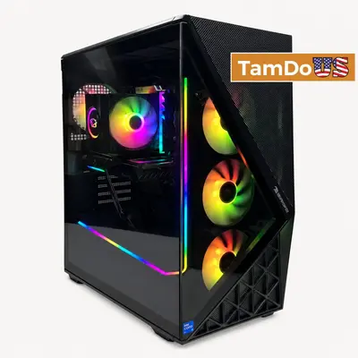 iBUYPOWER Gaming Desktop, Ultra 5 225F, 16GB DDR5, 1TB SSD, Intel Arc B570 10GB - Excellent - Real photo at TamDo.us
