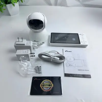 iFamily ABM570 Baby Monitor, 5" Display, Night Vision, Two-Way Audio - Thumbnail 8