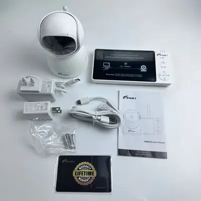iFamily ABM570 Baby Monitor, 5" Display, Night Vision, Two-Way Audio - Thumbnail 9