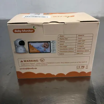 iFamily ABM570 Baby Monitor, 5" Display, Night Vision, Two-Way Audio - Thumbnail 3
