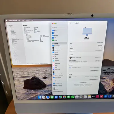 iMac (24-inch, 2024) Apple M4 Chip, 8-Core GPU, 16GB, 256GB, Blue - Thumbnail 10