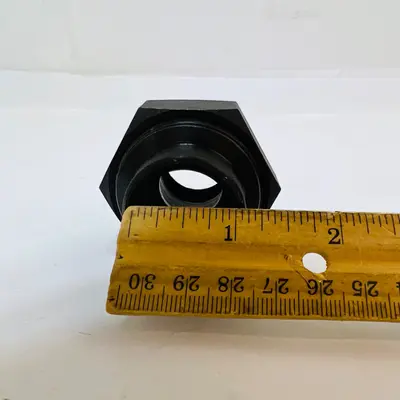 Industrial Hydraulic Steel Pipe Union Fitting Adapter Threaded Coupler 2in - Thumbnail 3