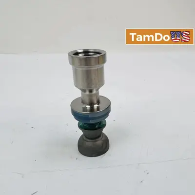 Industrial Metal Insulator Fitting Threaded Connector Stainless Steel - Thumbnail 1