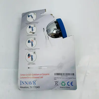 INNAV8 Garden Hose Nozzle Sprayer Heavy Duty - 10 Spray Patterns - Thumbnail 2
