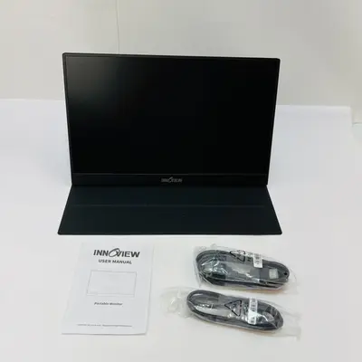 INNOCVIEW Portable Monitor INVPM406, 15.6" FHD, USB-C, HDMI, Slim Design - Thumbnail 2