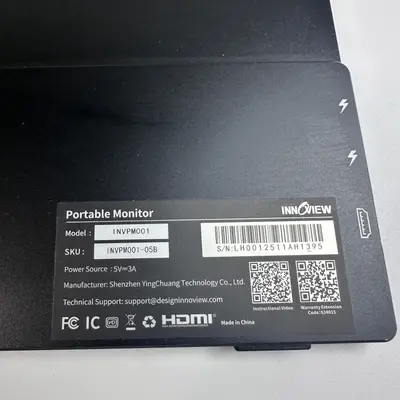 InnoView INVPM001 15.6" Portable Monitor FHD 1080P USB-C Mini HDMI Display - Thumbnail 10