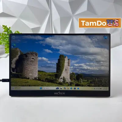 InnoView INVPM001 15.6" Portable Monitor FHD 1080P USB-C Mini HDMI Display - Excellent - Real photo at TamDo.us