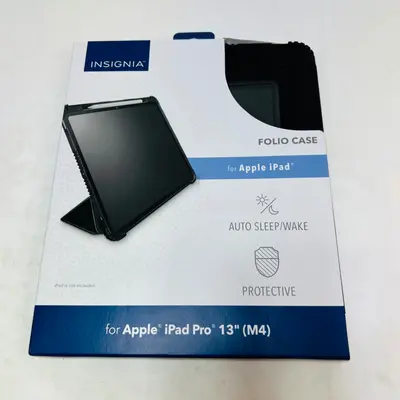 Insignia Folio Case for Apple iPad Pro 13" (M4) Protective Auto Sleep Wake - Thumbnail 9