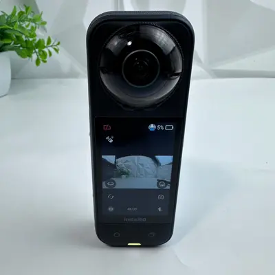 Insta360 X5 8K 360 Action Camera Essentials Bundle Black Pocket Cam Waterproof - Thumbnail 3