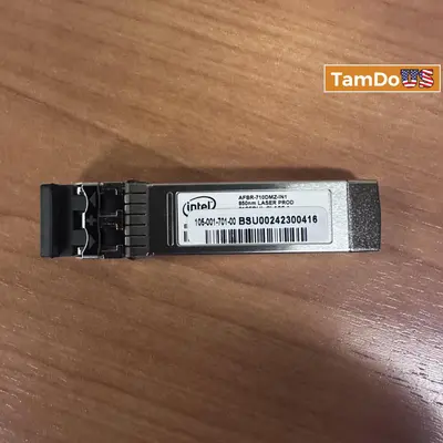 Intel AFBR-710DMZ-IN1 10Gbps SFP+ Optical Transceiver Module - Thumbnail 1
