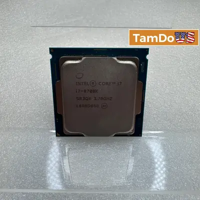 Intel Core i7-8700K 3.70GHz 6-Core LGA1151 Processor SR3QR L808D868 CPU - Good - Real photo at TamDo.us