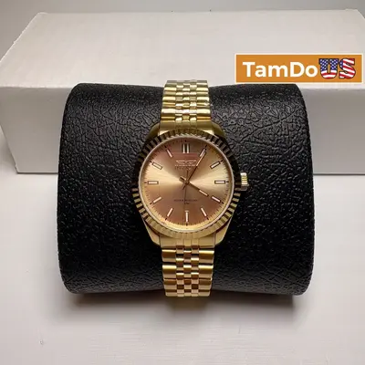 Invicta Specialty Oxford Women's Watch - 36mm, Gold (47507) - Excellent - Real photo at TamDo.us