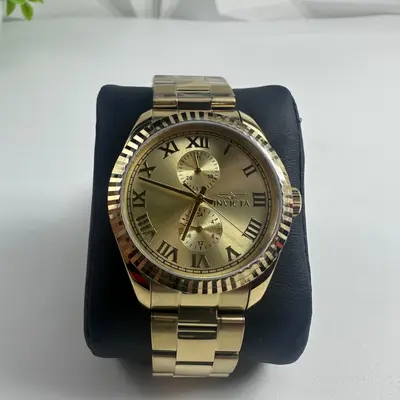 Invicta $249 Specialty Belmont 47431 Men's 43mm Gold Quartz Watch - Thumbnail 7