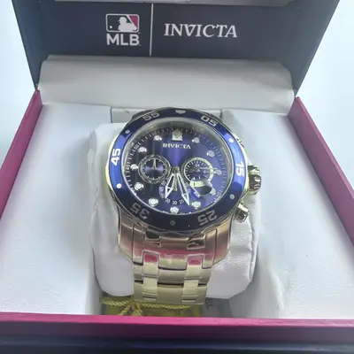 Invicta Pro Diver SCUBA Men's Watch 0073 Gold 48mm Chronograph 200M - Thumbnail 9