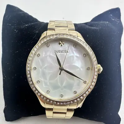 Invicta Wildflower Women's Watch 35554, 35mm Gold-Tone Stainless Steel - Thumbnail 2