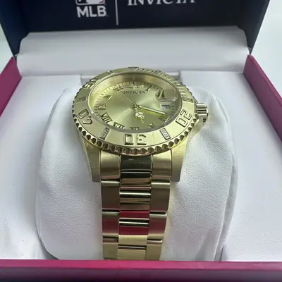 Invicta Pro Diver Men's Watch 12820 Gold-Tone 40mm Quartz 200M - Thumbnail 2