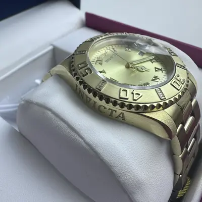 Invicta Pro Diver Men's Watch 12820 Gold-Tone 40mm Quartz 200M - Thumbnail 8