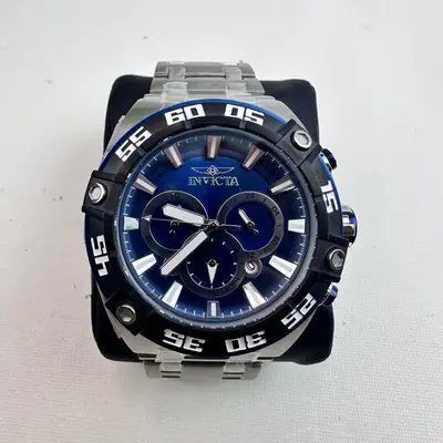 Invicta Coalition Forces Men’s Watch 30652, 50mm Steel, Blue Dial Quartz - Thumbnail 2