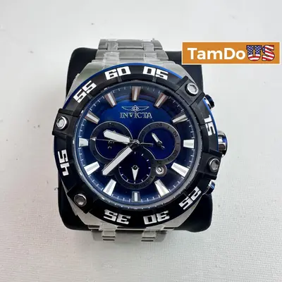 Invicta Coalition Forces Men’s Watch 30652, 50mm Steel, Blue Dial Quartz - Thumbnail 1