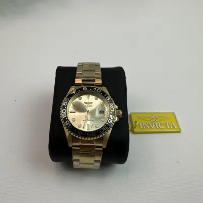 Invicta Pro Diver 36544 Women's Watch 38mm Gold Dial Steel Quartz 200M WR - Thumbnail 7
