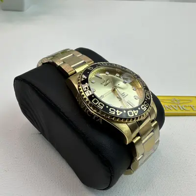 Invicta Pro Diver 36544 Women's Watch 38mm Gold Dial Steel Quartz 200M WR - Thumbnail 3