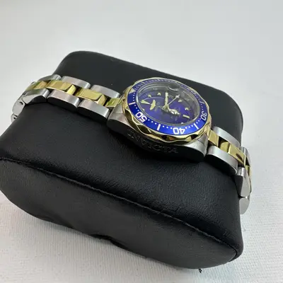 Invicta Pro Diver 8942 Women's Watch 24.5mm Steel Gold Quartz 200M WR - Thumbnail 5