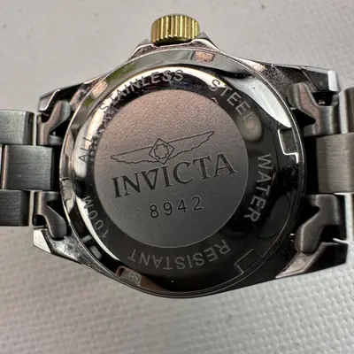 Invicta Pro Diver 8942 Women's Watch 24.5mm Steel Gold Quartz 200M WR - Thumbnail 8