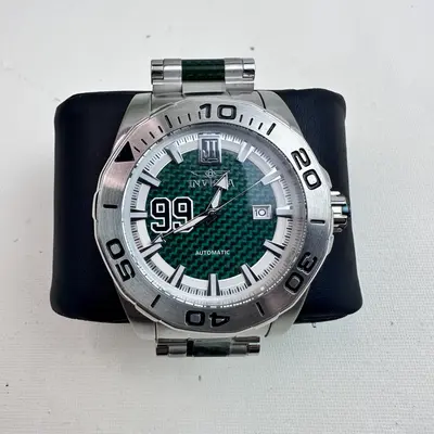 Invicta Jason Taylor 38179 Automatic Men’s Watch, 48mm Steel, Green Dial - Thumbnail 2
