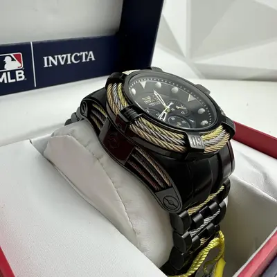 Invicta $929 Bolt Men's Watch 23050 Black 53mm Japan Quartz 200M *Please READ* - Thumbnail 5