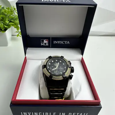 Invicta $929 Bolt Men's Watch 23050 Black 53mm Japan Quartz 200M *Please READ* - Thumbnail 9
