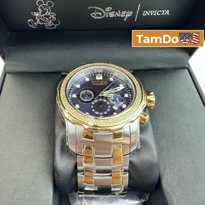 Invicta Pro Diver 0.76 Carat Diamond Men's Watch, 48mm, Steel, Gold - Thumbnail 1