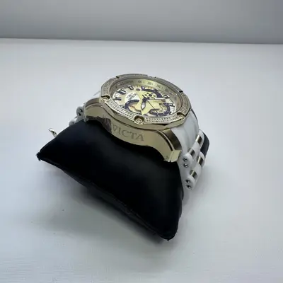 Invicta Pro Diver 38002 Men's Watch 0.6216ct Diamond 50mm White Gold-Tone Quartz - Thumbnail 4