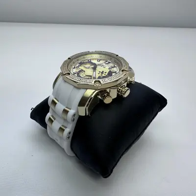 Invicta Pro Diver 38002 Men's Watch 0.6216ct Diamond 50mm White Gold-Tone Quartz - Thumbnail 5