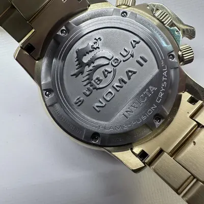 Invicta Subaqua Men's Watch 25098 Chronograph, 50mm Stainless Steel, Blue Dial - Thumbnail 7