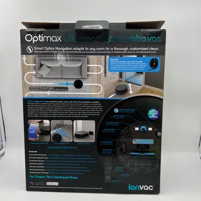 Ionvac Optimax Smart Optics Robot Vacuum, UV, Wi-Fi, App & Remote Control - Thumbnail 8
