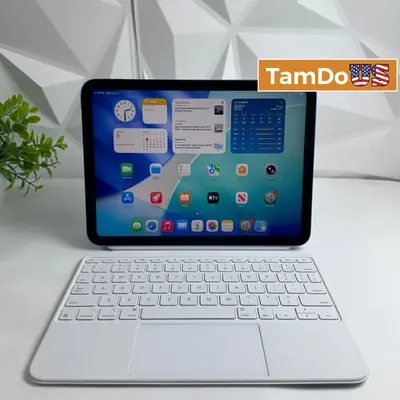 iPad (A16) 11th Gen | Wi-Fi Only | 128GB | Blue with Magic Keyboard Folio - Excellent - Real photo at TamDo.us
