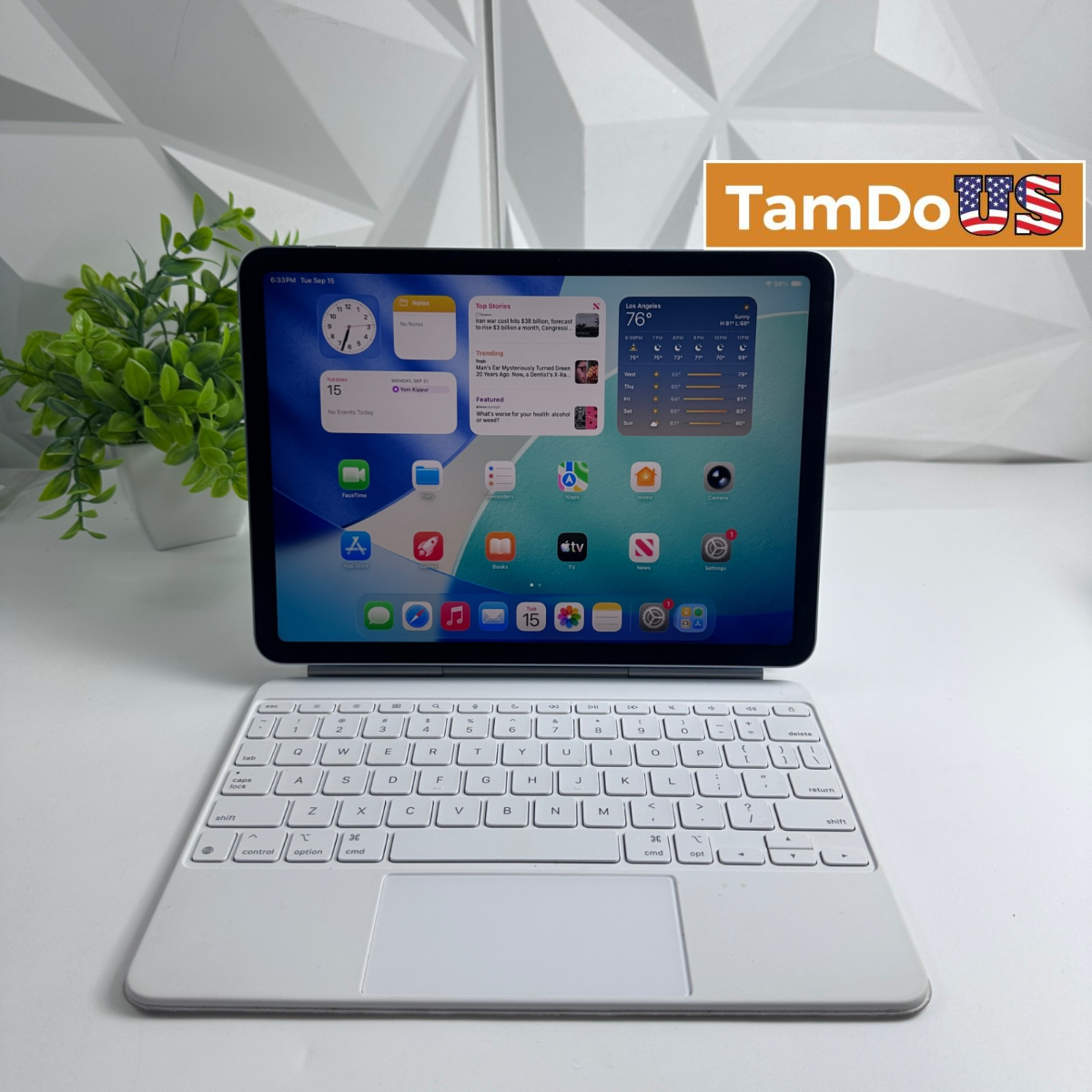 iPad Air 11-inch (M3) | Wi-Fi Only | 256GB | Blue with Magic Keyboard - Photo 1 - Real photo at TamDo.us