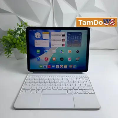 iPad Air 11-inch (M3) | Wi-Fi Only | 256GB | Blue with Magic Keyboard - Thumbnail 1