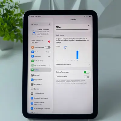 iPad mini (6th generation) Wi-Fi + Cellular | 64GB | Blue - Thumbnail 6